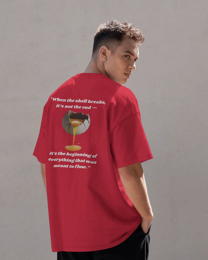 Moon Shell Breaks- Men Oversize T-shirt