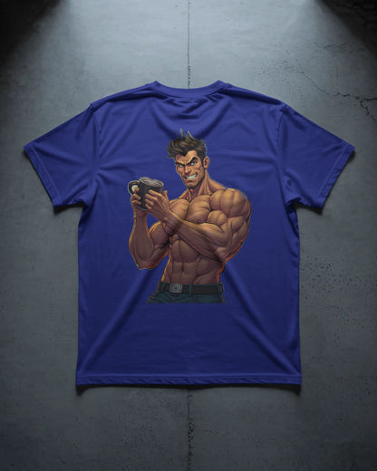 Muscle Man Brewing- Men Half Sleeve Round Neck T-shirt