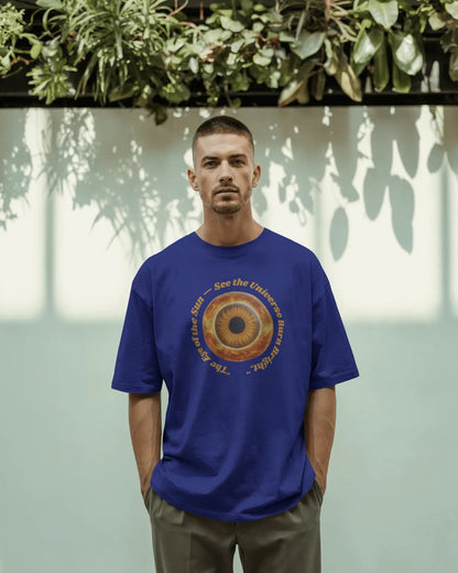 The Eye of the Sun- Men Oversize T-shirt