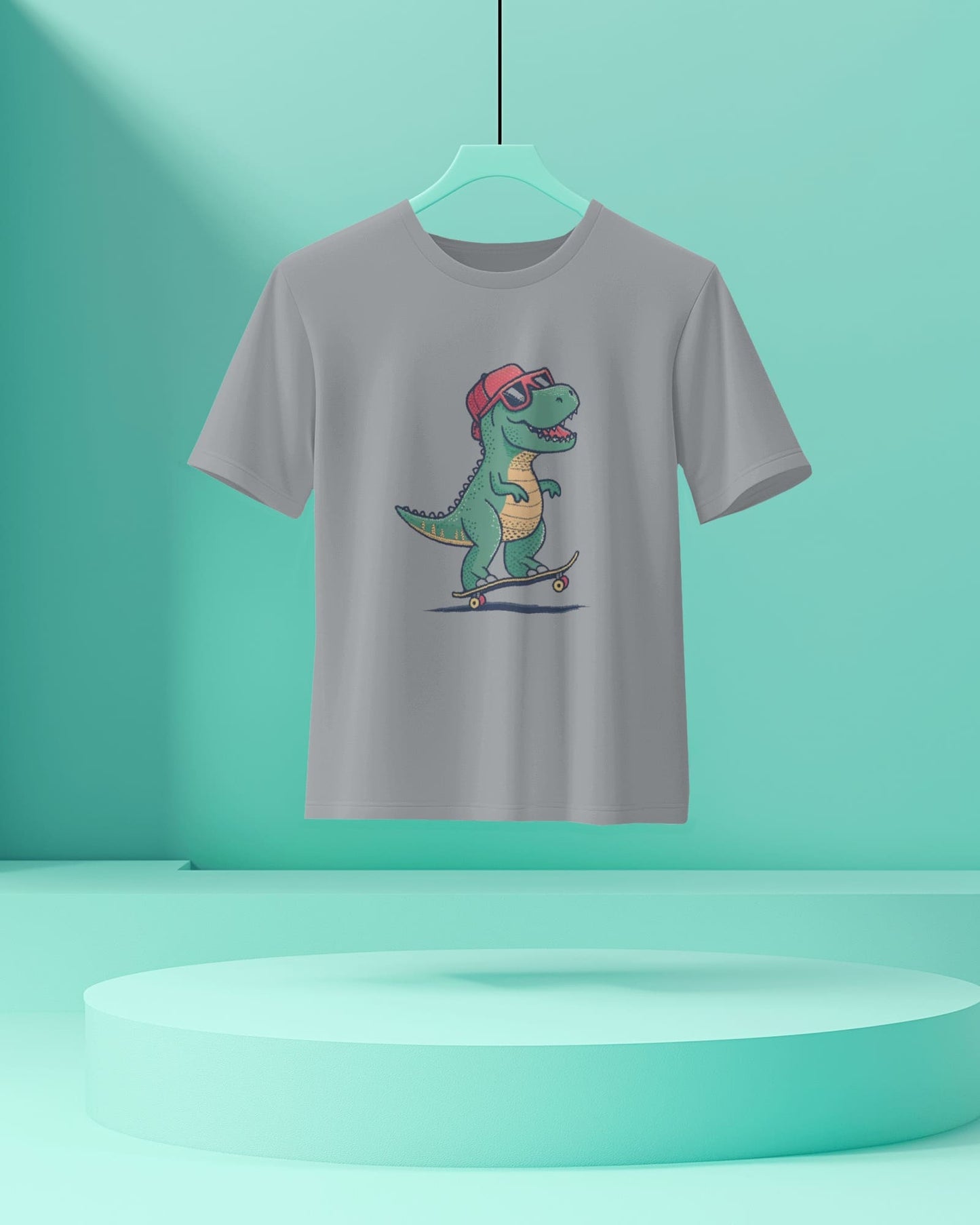 Dragon With Goggles- Men Half Sleeve Round Neck T-shirt