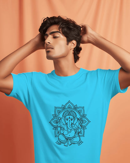 Ganesh Ji Line Sketch