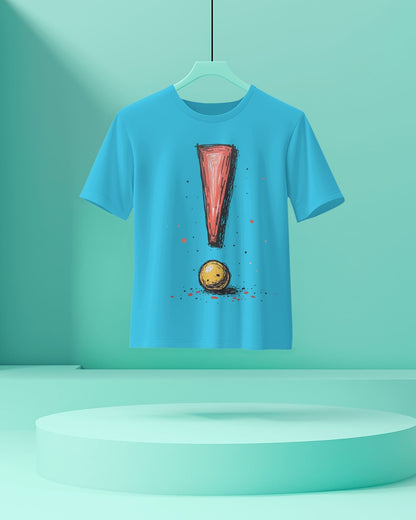 Exclamatory Mark- Women Half Sleeve Round Neck T- shirt