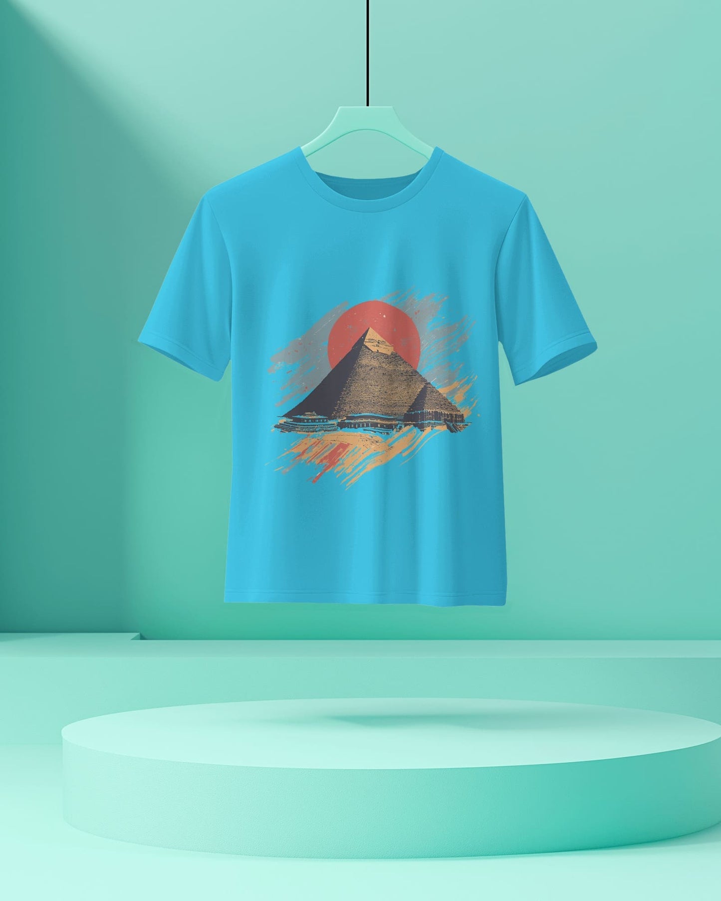 Pyramid- Women Half Sleeve Round Neck T-shirt