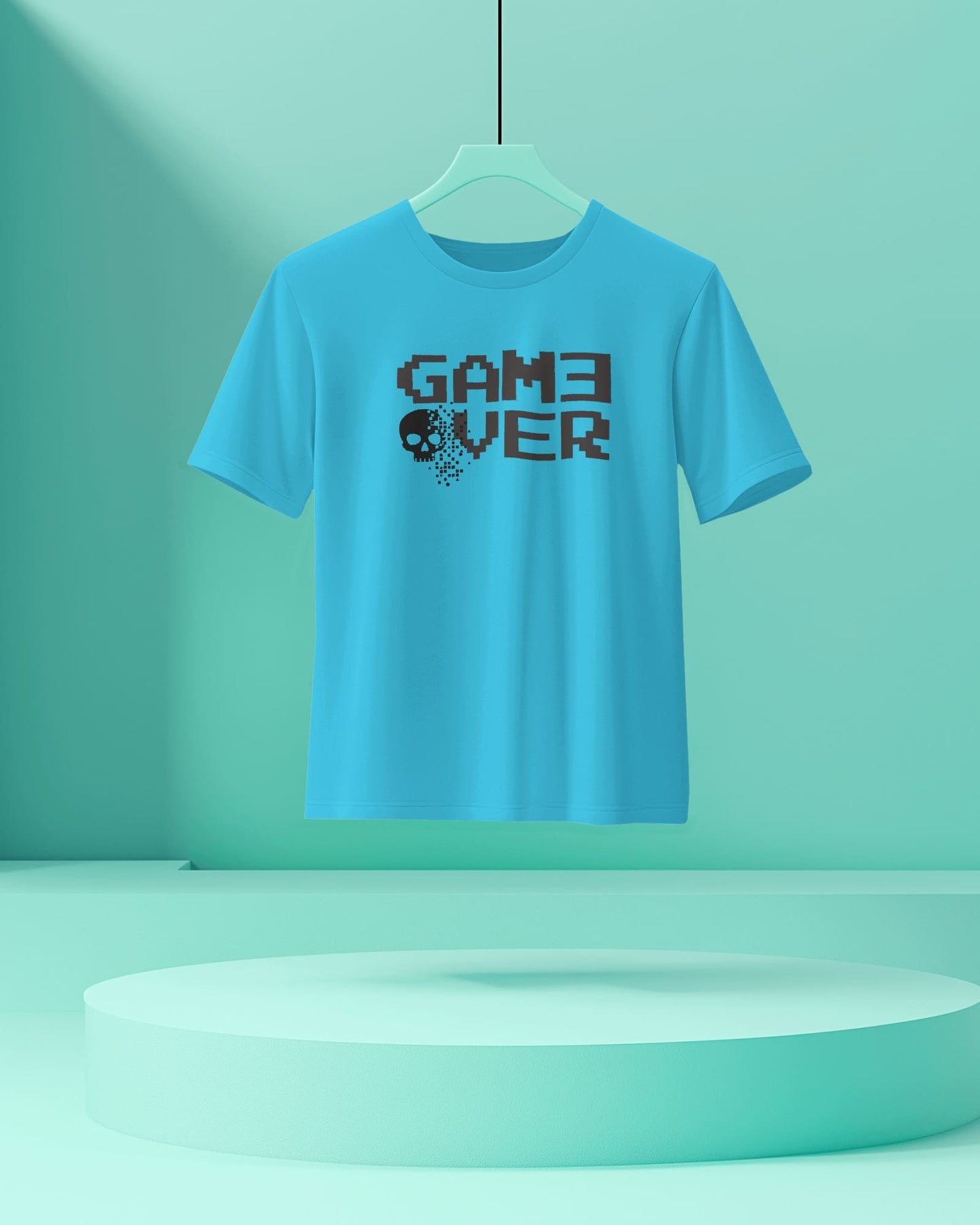 Game Over- Women Half Sleeve Round Neck T-Shirt