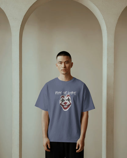 Clown- Play the Heart- Men Oversize T-shirt