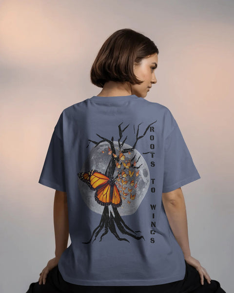 Roots to Wings- Women Oversize T-shirt