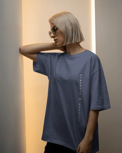 Strength in Duality-Women Oversize T-shirt