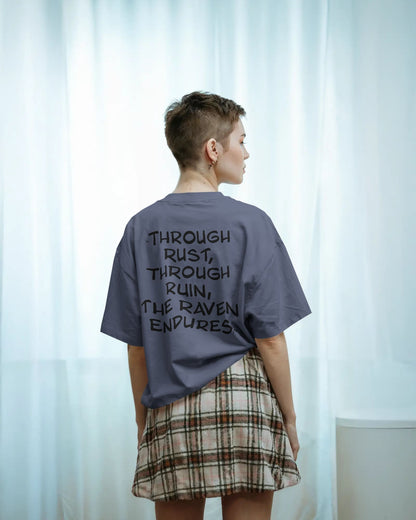 The Raven Endures- Women Oversize T-shirt