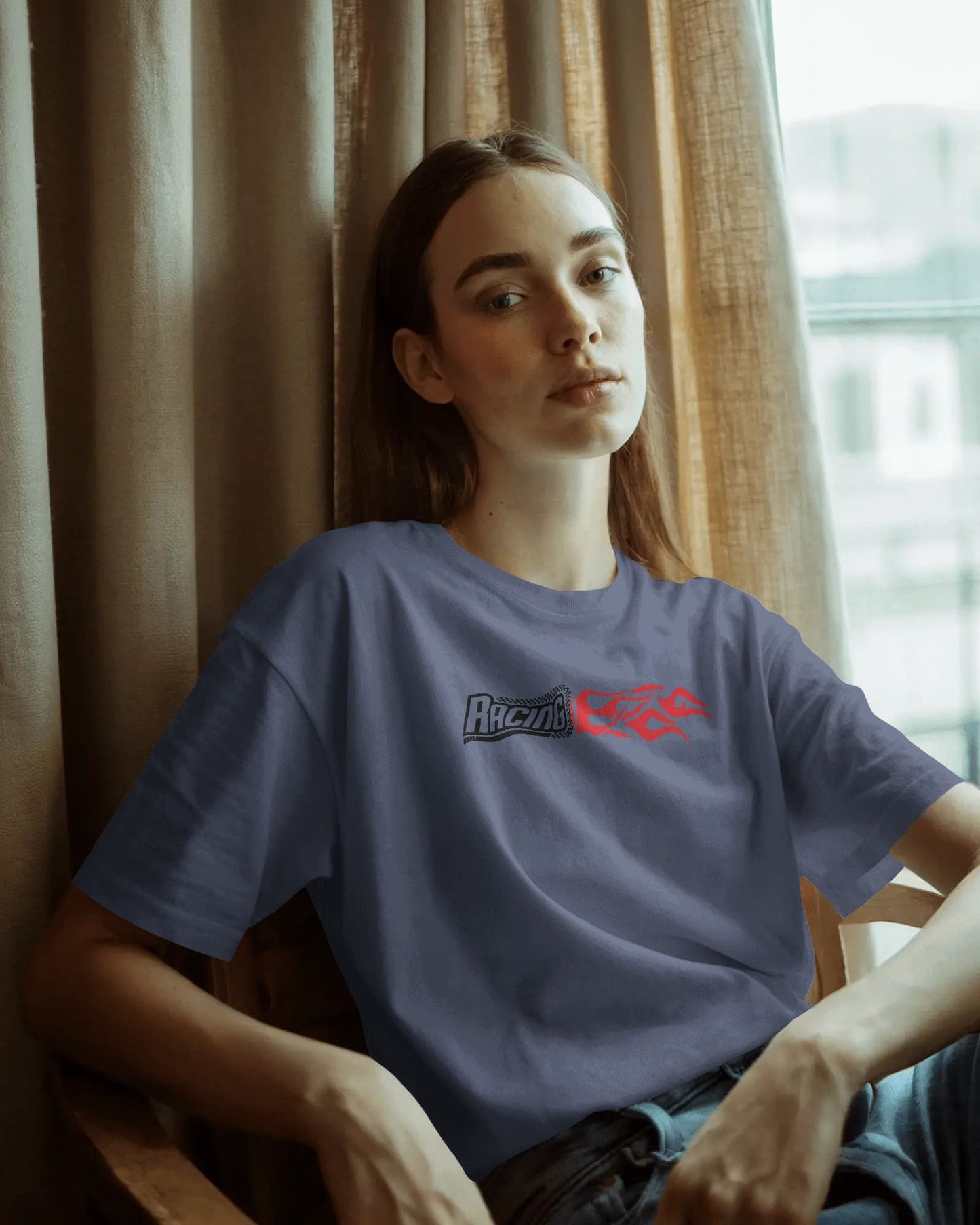Racing car- Women Oversize T-shirt