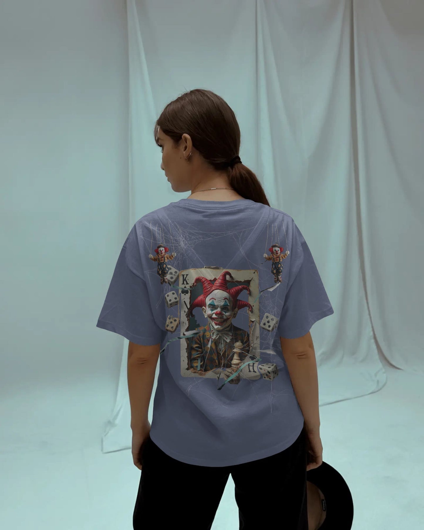 Clown- Play the Heart- Women Oversize T-shirt