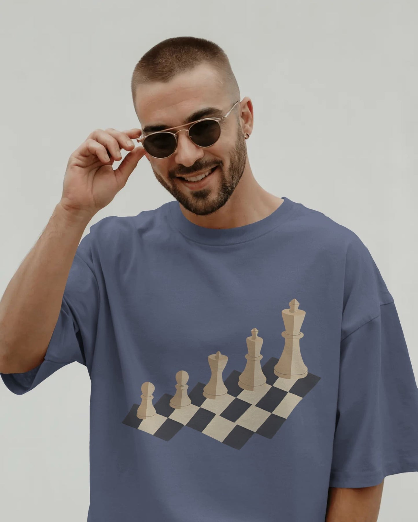 Chess- Men Oversize T- shirt