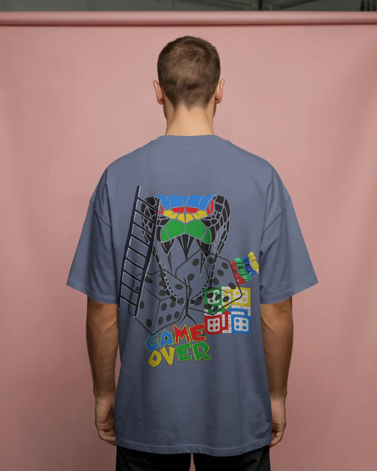 Ludo Gameover- Men Oversize T-shirt