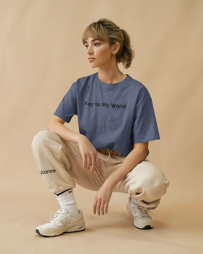 Key to my world- Women Oversize T-shirt