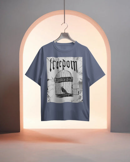 Freedom Cage- Men Oversize T-shirt