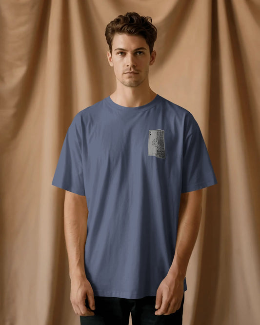 Club Ace Card- Men Oversize T-shirt