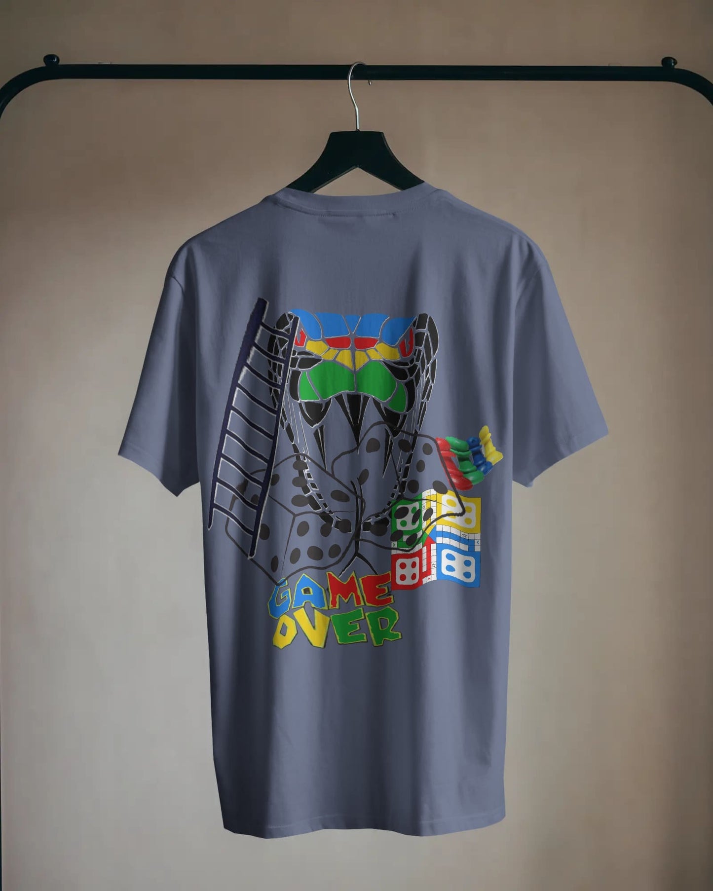 Ludo Gameover- Men Oversize T-shirt