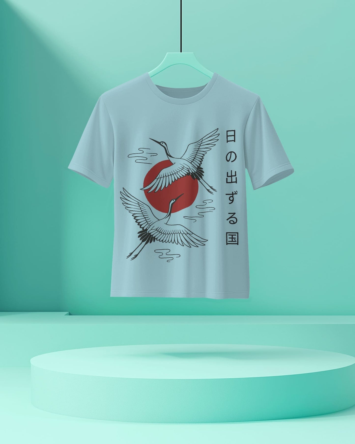 Land of Rising Sun- Men Half Sleeve Round Neck T-shirt