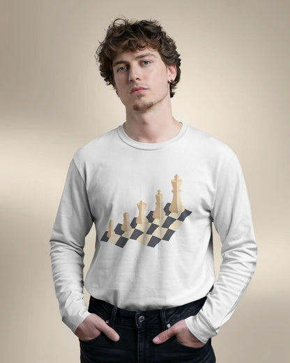 Chess- Men Full Sleeve T-shirt