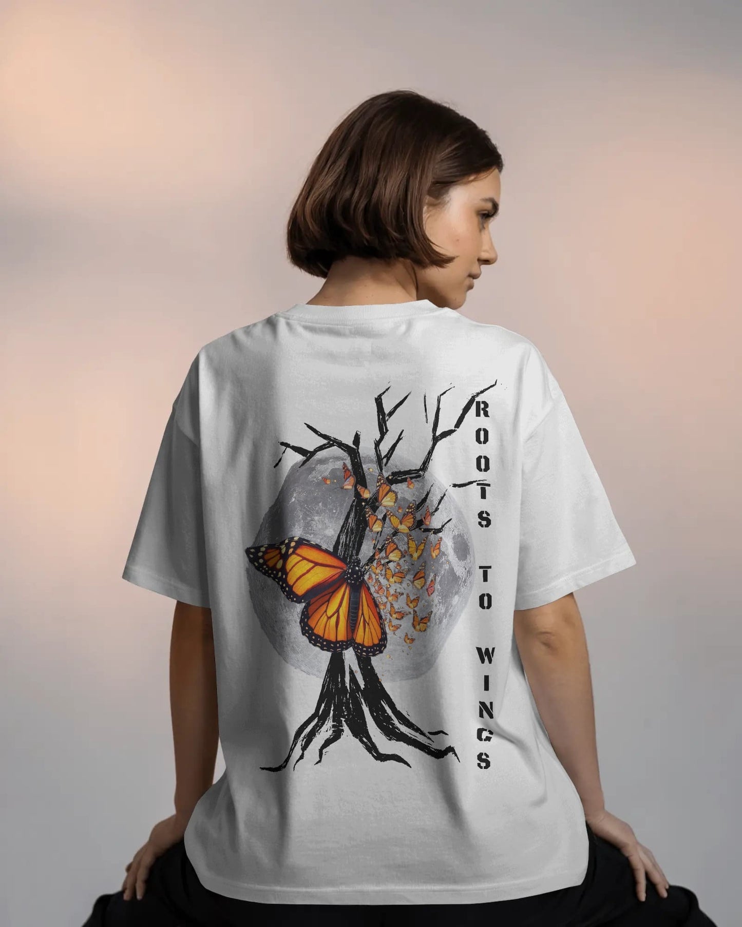 Roots to Wings- Women Oversize T-shirt