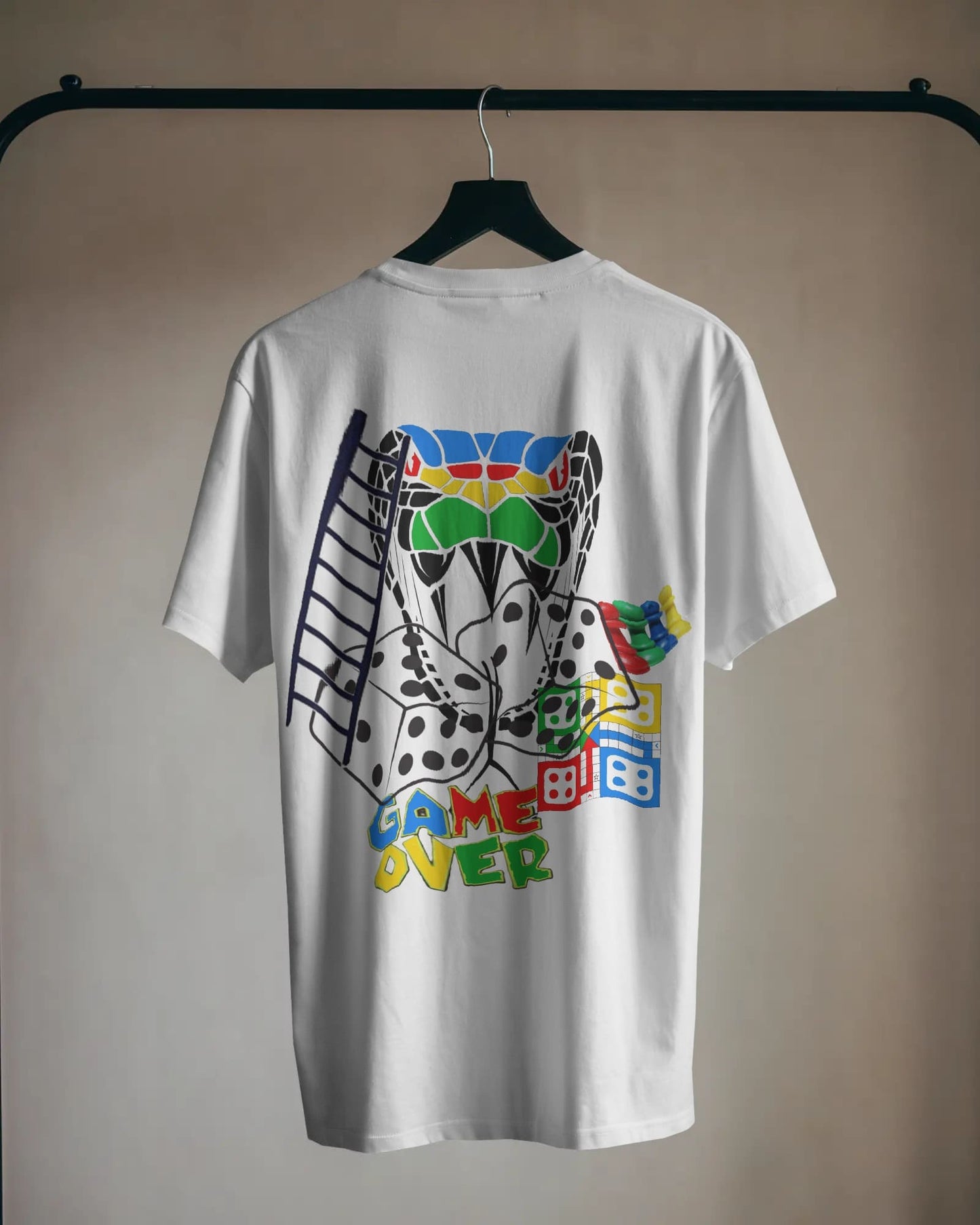 Ludo Gameover- Men Oversize T-shirt