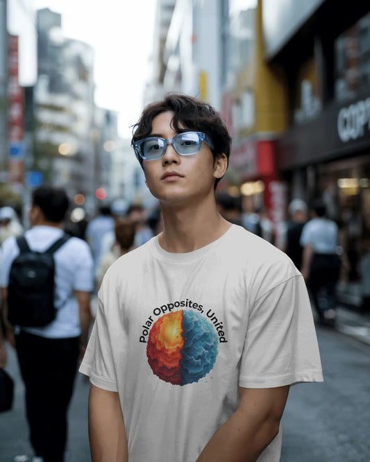 Polar Opposite- Men Half Sleeve Round Neck T-shirt