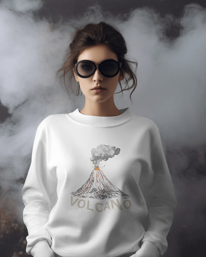 Volcano Eruption- Women Sweatshirt