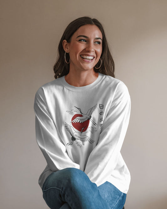 Land of Rising Sun- Women Full Sleeve T-shirt
