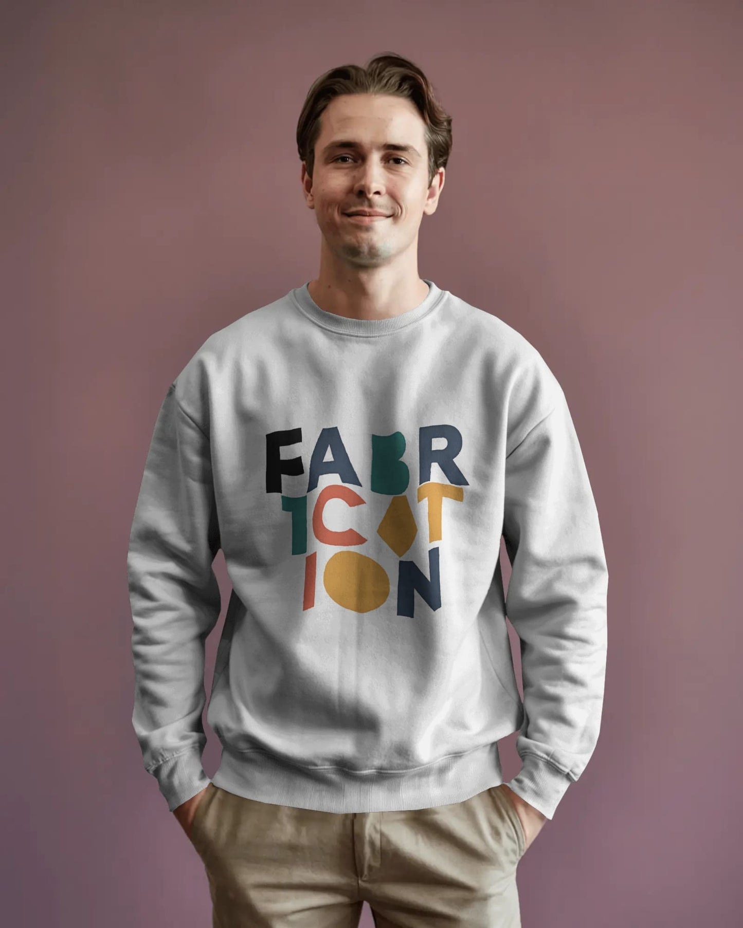 Fabrication Word Art- Men Sweatshirt