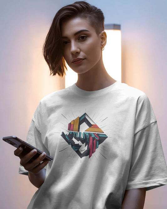 Illuded Art Work-Women Oversize T-shirt