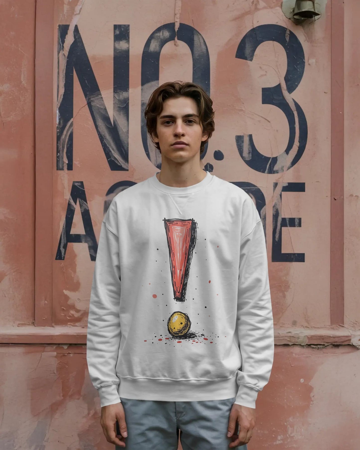 Exclamatory Mark- Men Sweatshirt