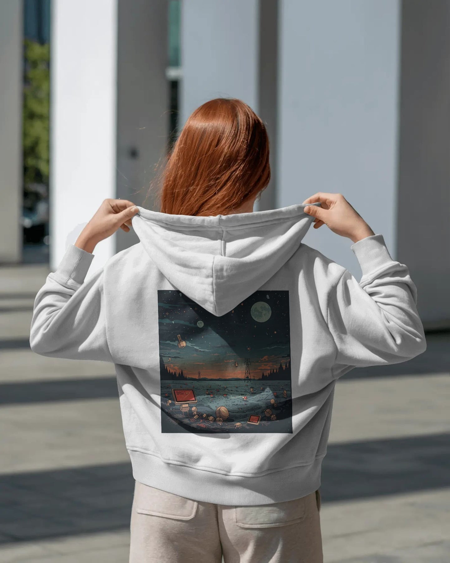 Satellite Space- Women Hoodie