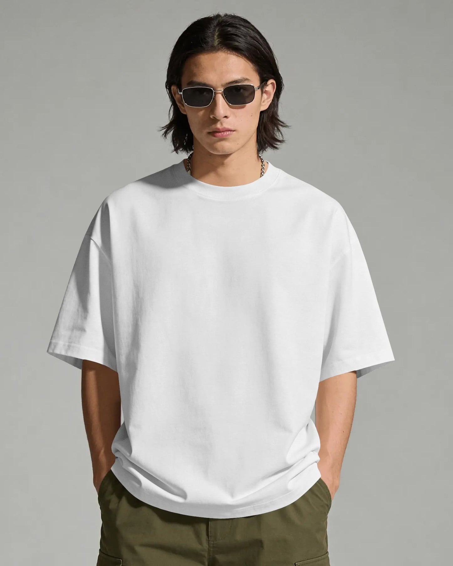 Plain- Men  Oversize T-Shirts