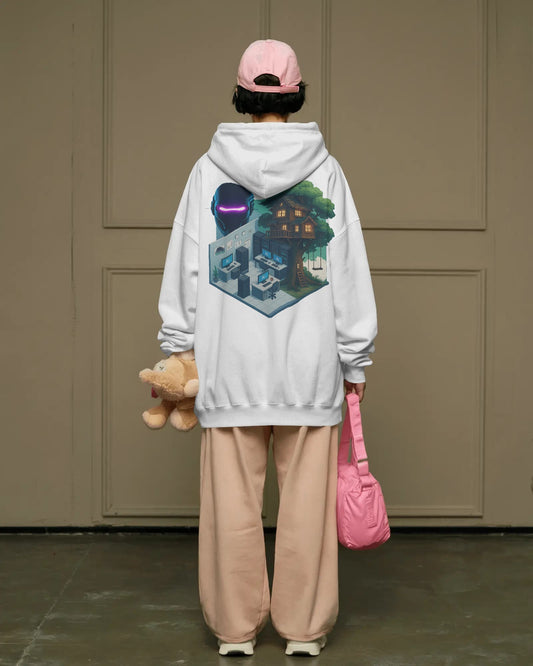 Where Artificial Meets Organic- Women Hoodie