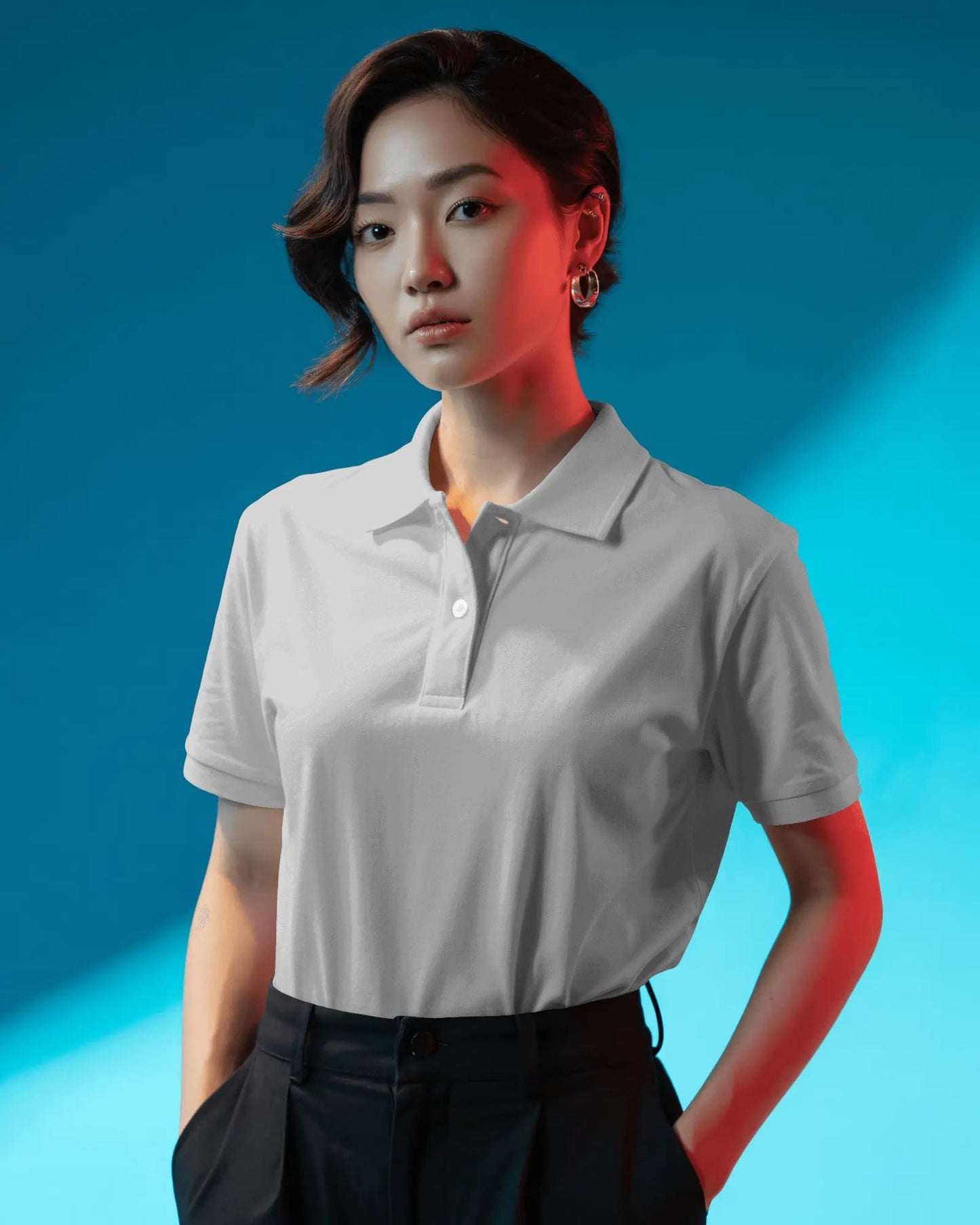 Plain-Women Polo T-Shirts