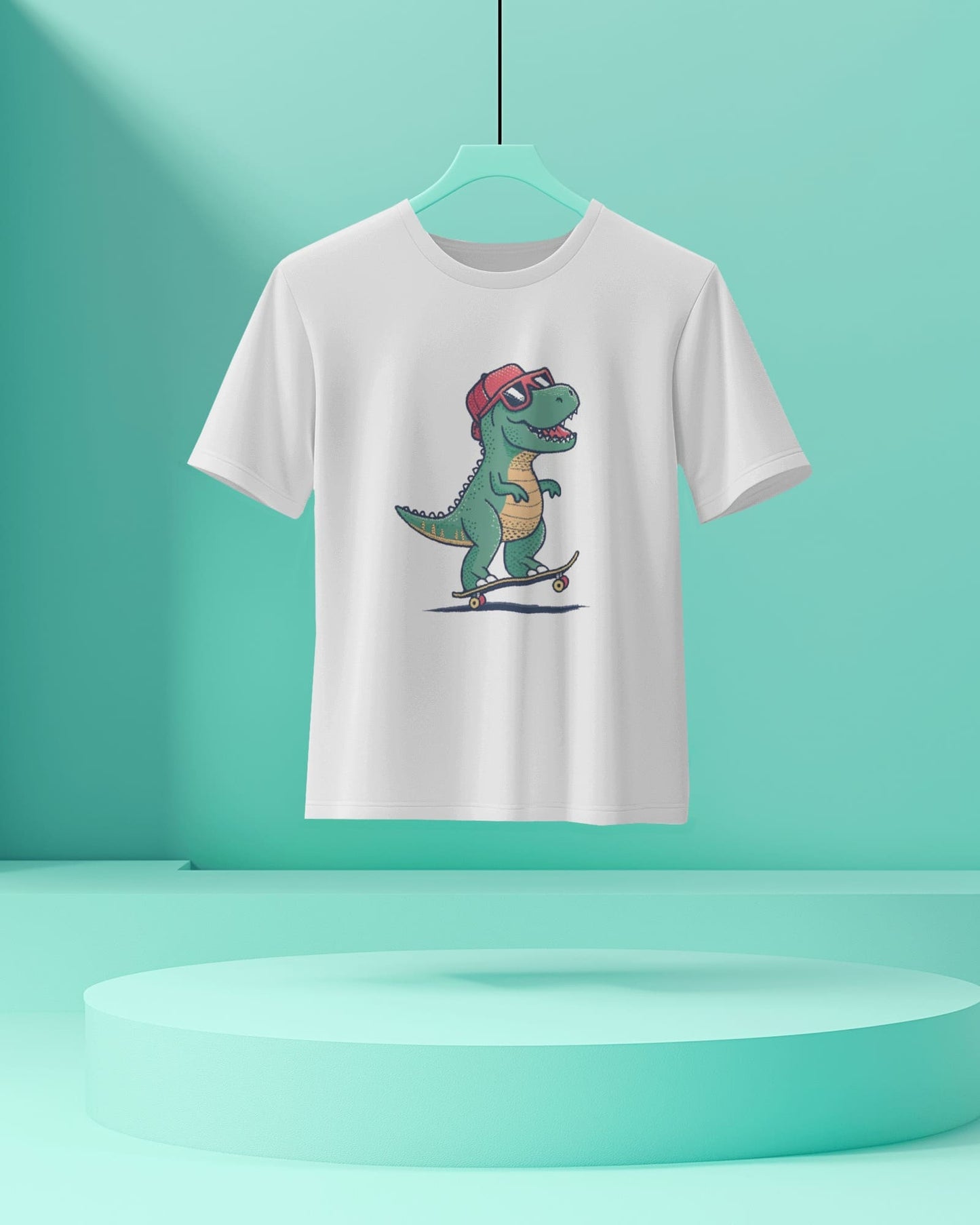 Dragon With Goggles- Men Half Sleeve Round Neck T-shirt