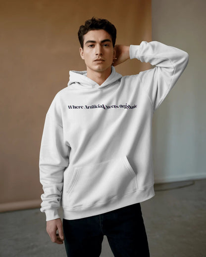 Where Artificial Meets Organic- Men Hoodie