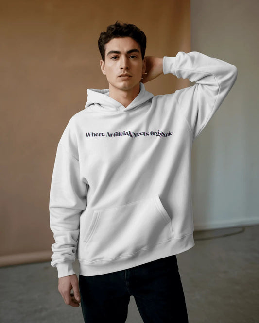Where Artificial Meets Organic- Men Hoodie