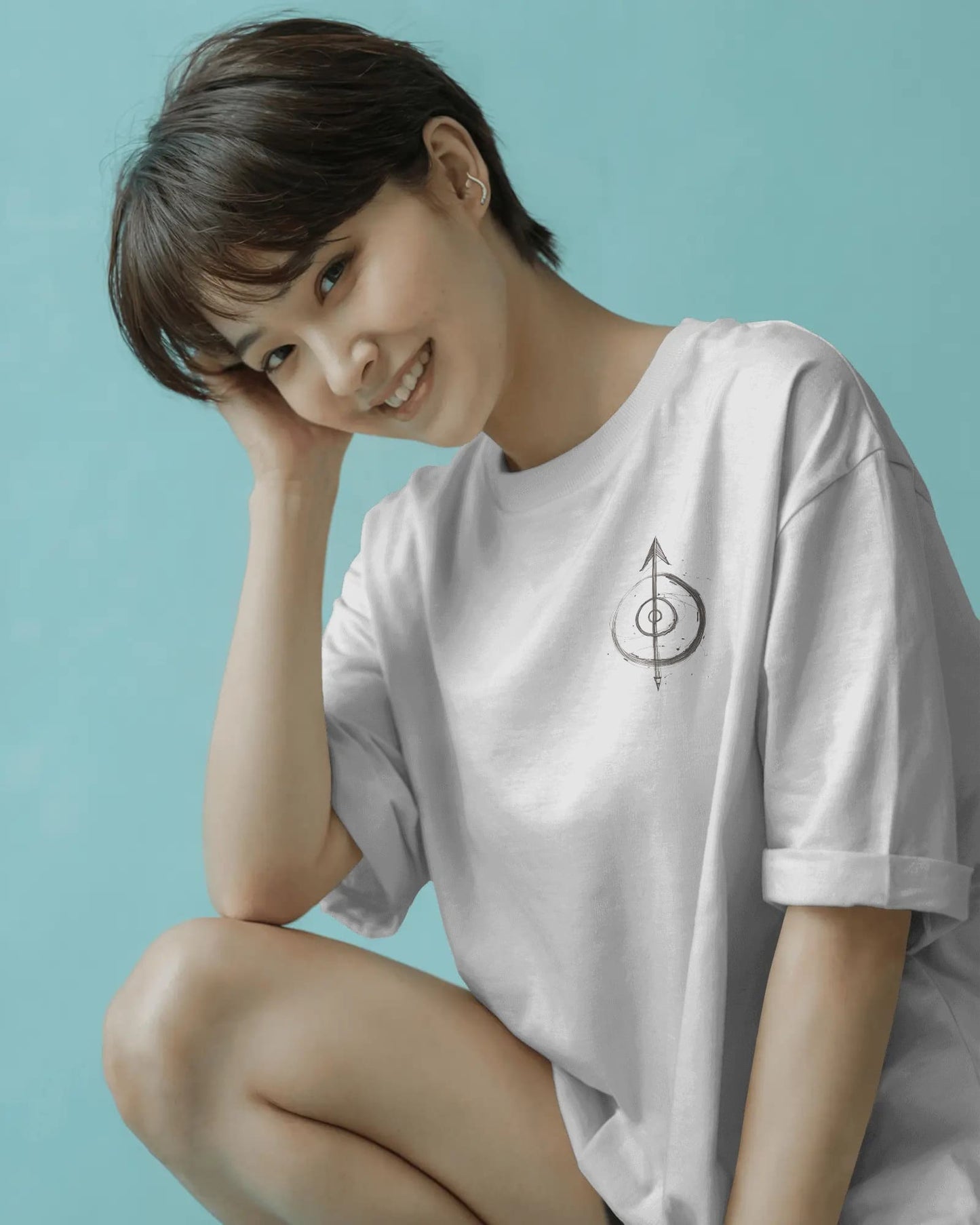 Circle Symbol- Women Oversize T-shirt