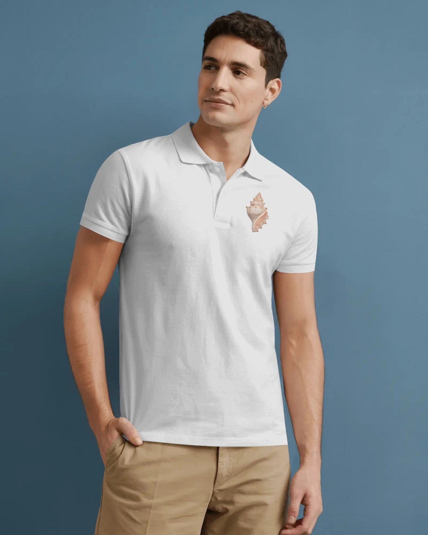 Sea Shell- Men Polo T-shirt
