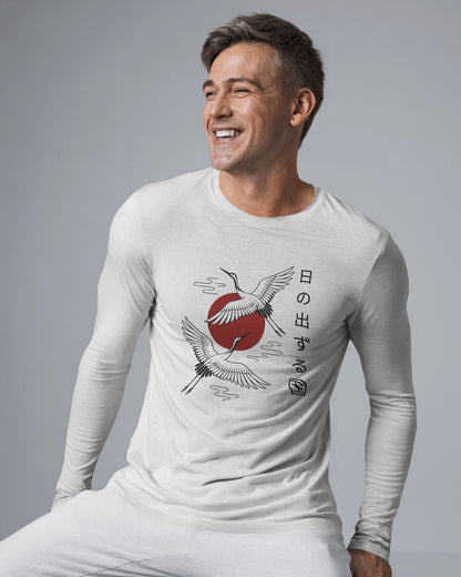 Land of Rising Sun- Men Full Sleeve T-shirt