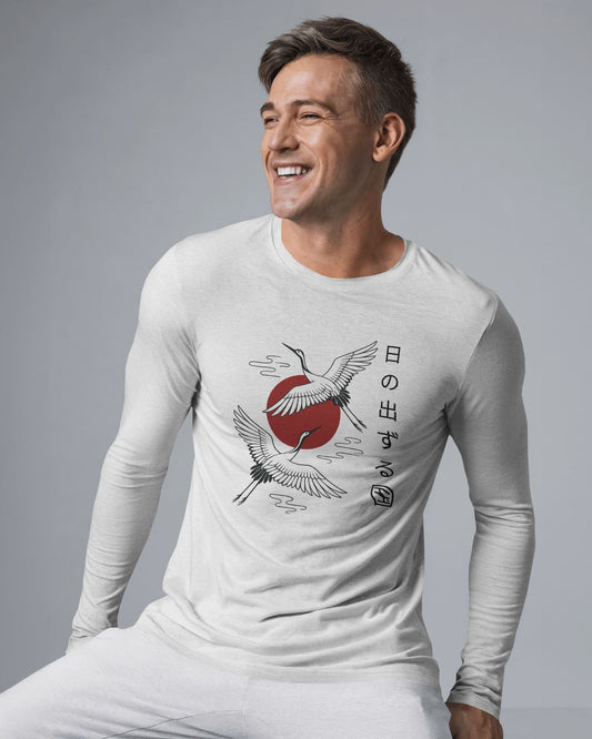Land of Rising Sun- Men Full Sleeve T-shirt