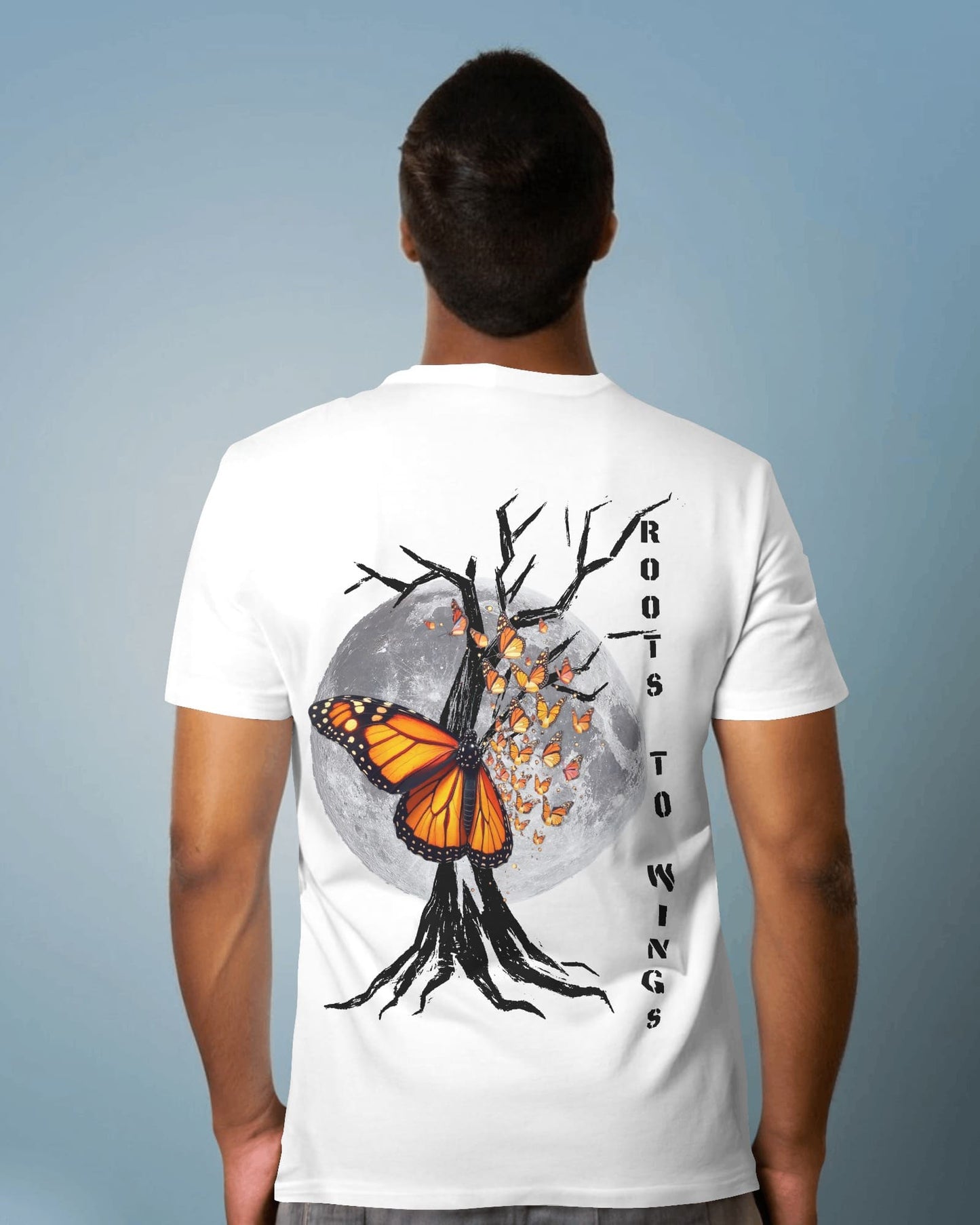 Roots to Wings- Men Oversize T-shirt
