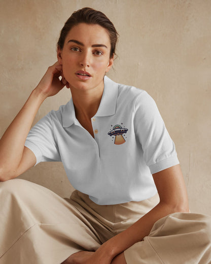 Spaceship-Women Polo T-shirt