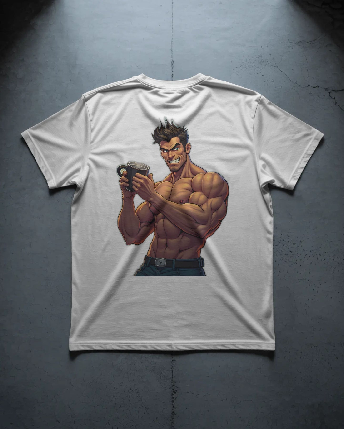 Muscle Man Brewing- Men Half Sleeve Round Neck T-shirt