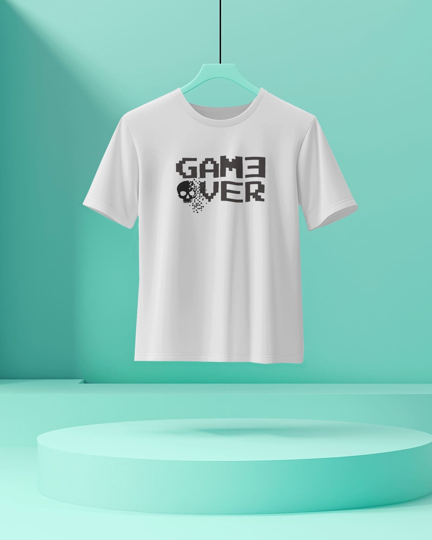 Game Over- Women Half Sleeve Round Neck T-Shirt