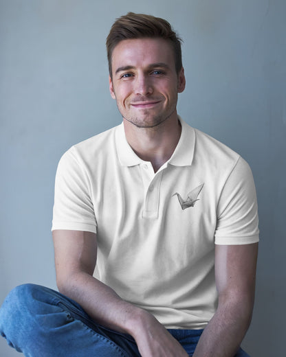 Paper Crane- Men Polo T-shirt