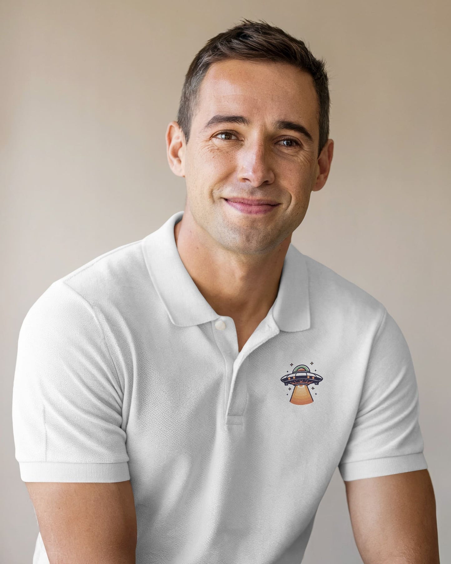Spaceship- Men Polo T-shirt