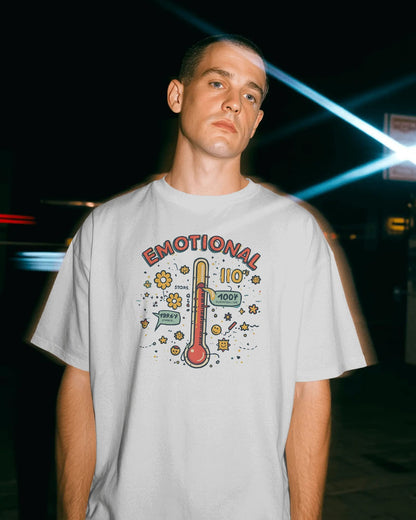 Emotional Thermometer- Men Oversize T-Shirt