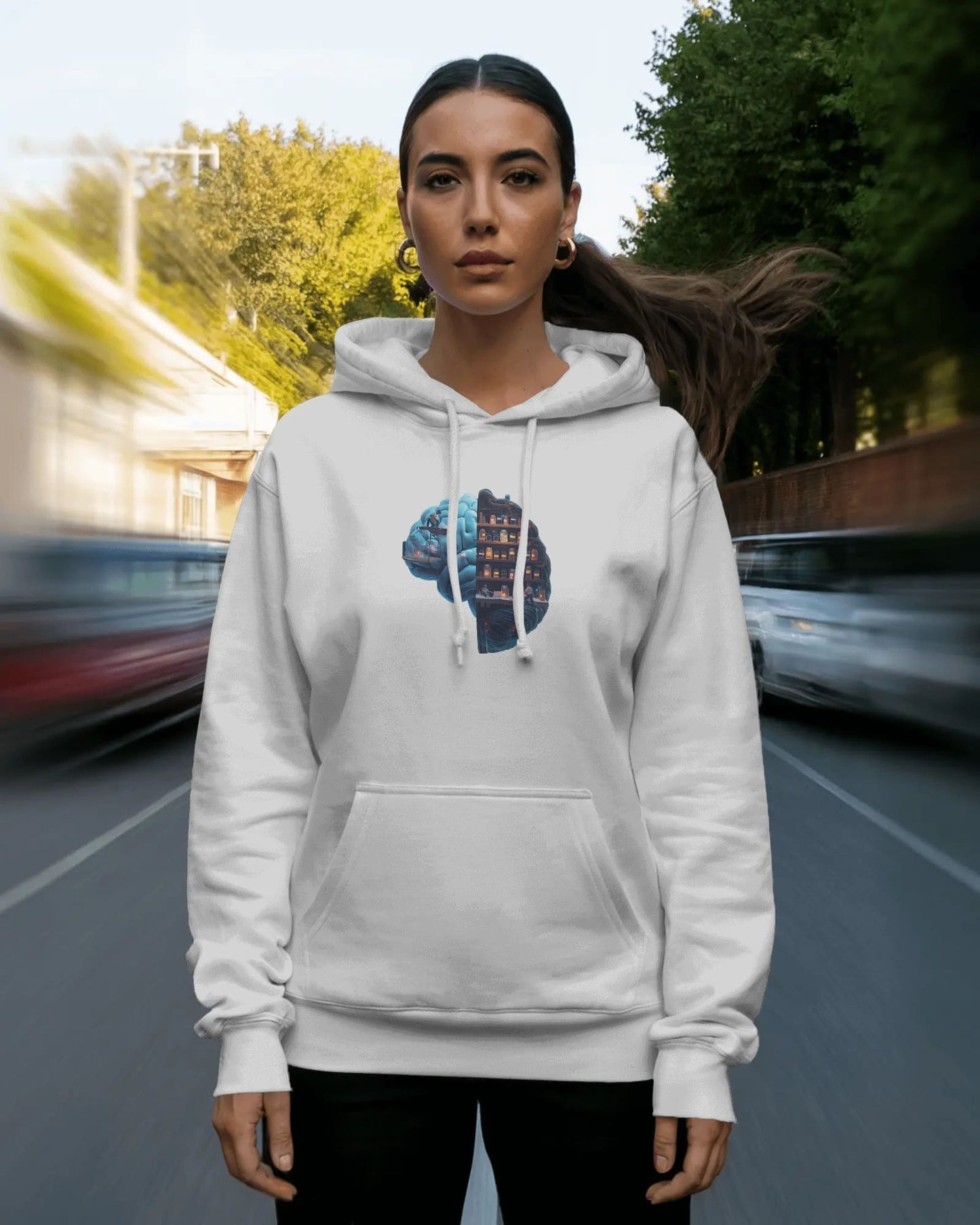 Brain- Women Hoodie