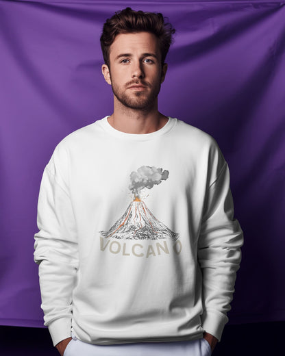 Volcano Eruption- Men Sweatshirt